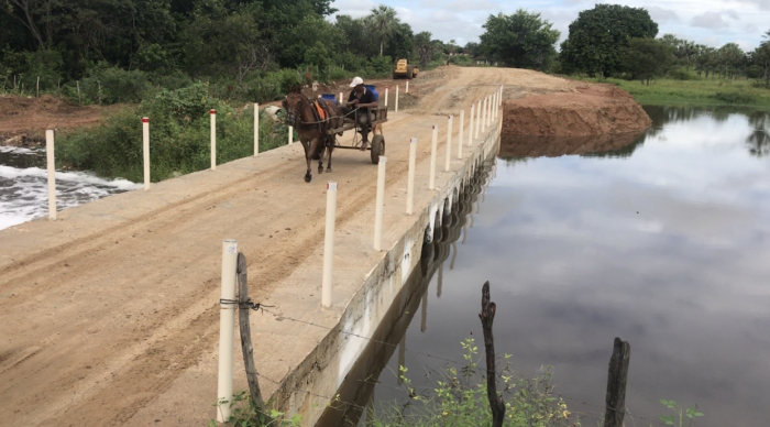 RECUPERADA: Passagem Molhada do Sítio Irapuá tem tráfego liberado