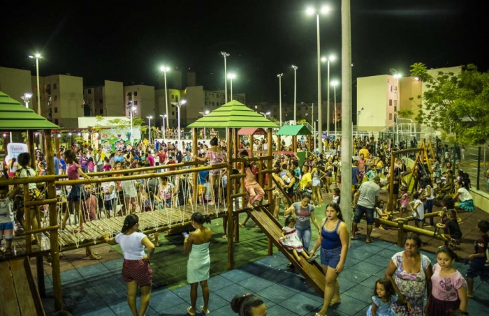 10ª Praça Mais Infância do Estado é inaugurada em Granja 